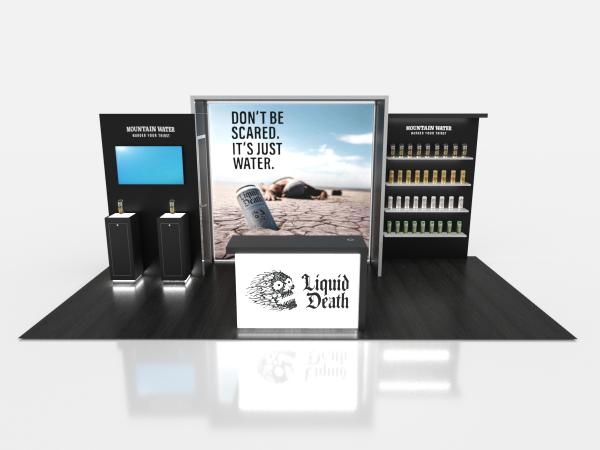 ECO-2103 Sustainable Trade Show Display -- 10 x 20 Version